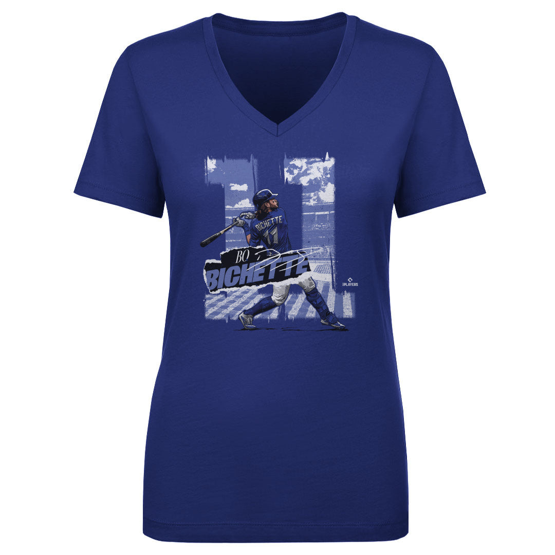 Bo Bichette Women's V-Neck T-Shirt | 500 LEVEL