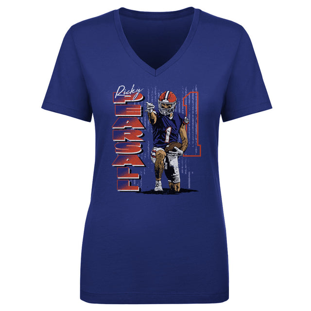Ricky Pearsall Women's V-Neck T-Shirt | 500 LEVEL