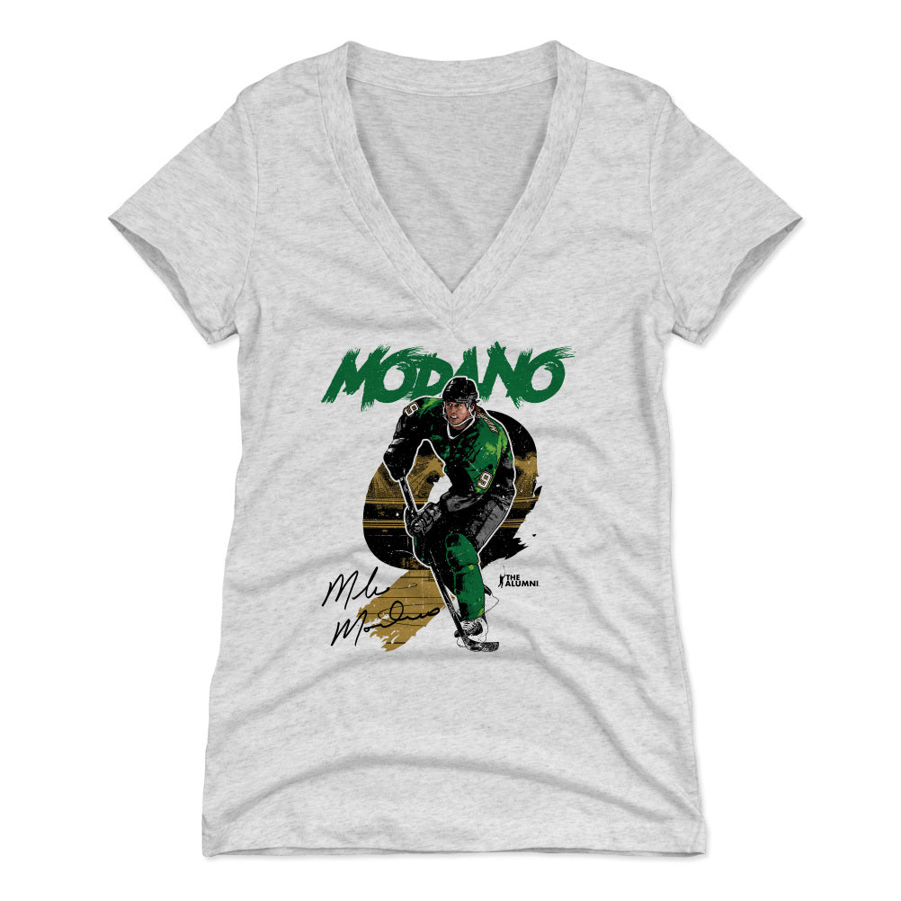 Mike Modano Women's V-Neck T-Shirt | 500 LEVEL