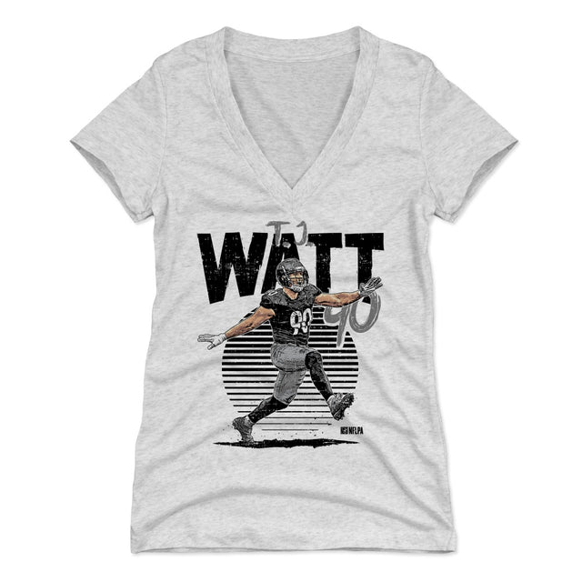 T.J. Watt Women's V-Neck T-Shirt | 500 LEVEL