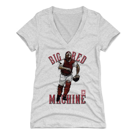 Johnny Bench Women's V-Neck T-Shirt | 500 LEVEL