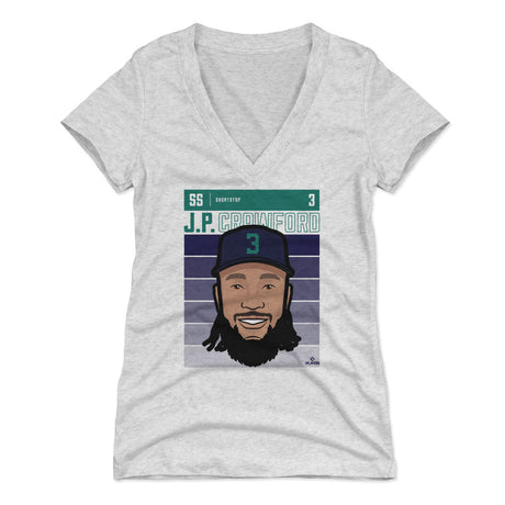 J.P. Crawford Women's V-Neck T-Shirt | 500 LEVEL