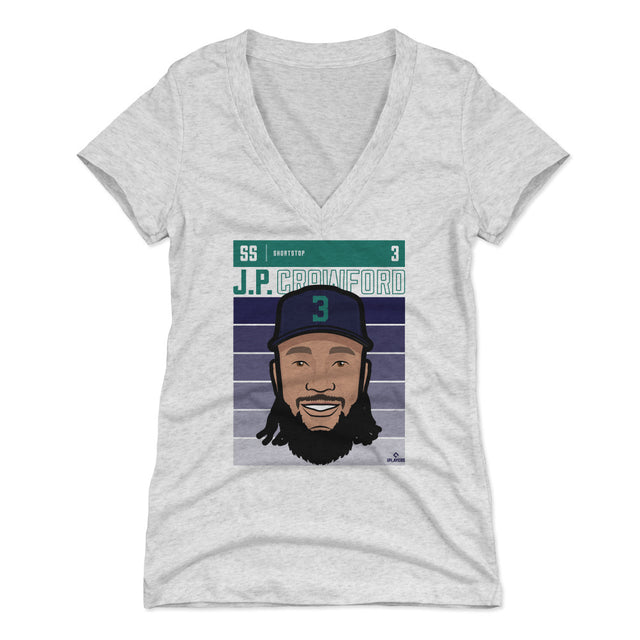 J.P. Crawford Women's V-Neck T-Shirt | 500 LEVEL