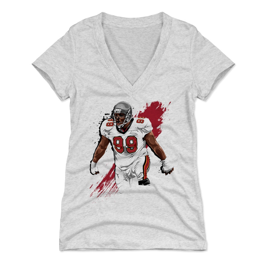 Warren Sapp Women's V-Neck T-Shirt | 500 LEVEL