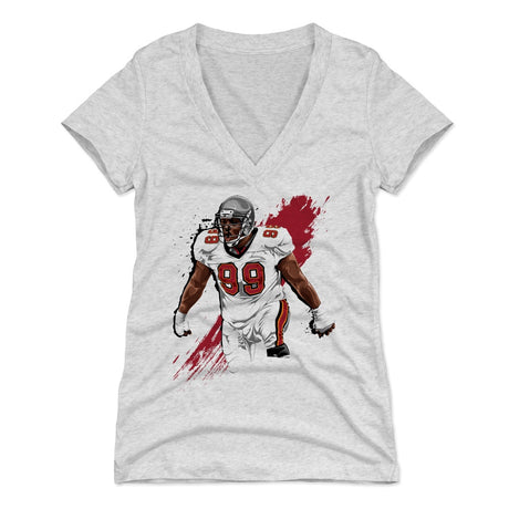 Warren Sapp Women's V-Neck T-Shirt | 500 LEVEL