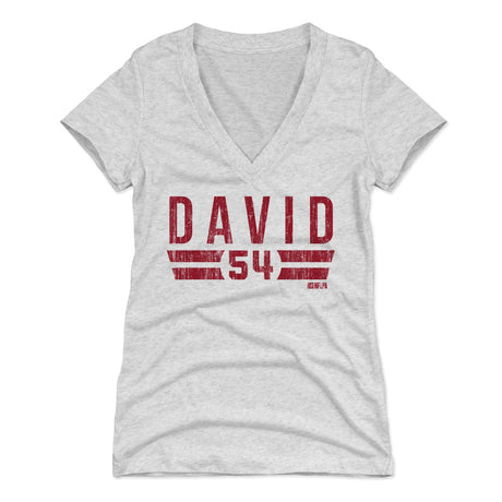 Lavonte David Women's V-Neck T-Shirt | 500 LEVEL