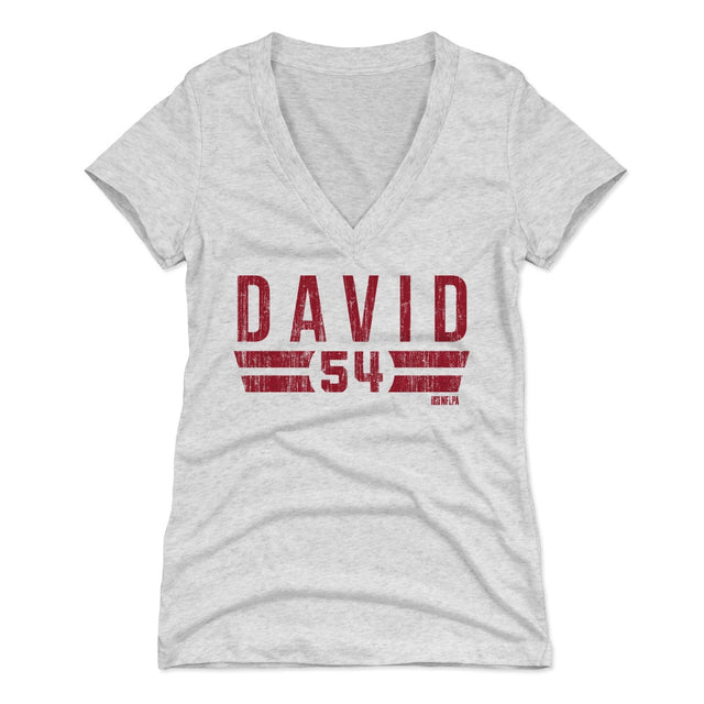 Lavonte David Women's V-Neck T-Shirt | 500 LEVEL
