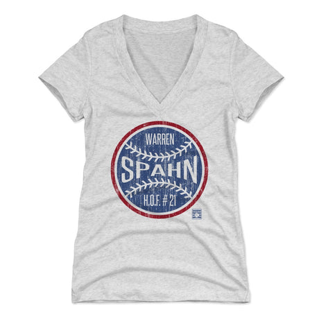Warren Spahn Women's V-Neck T-Shirt | 500 LEVEL