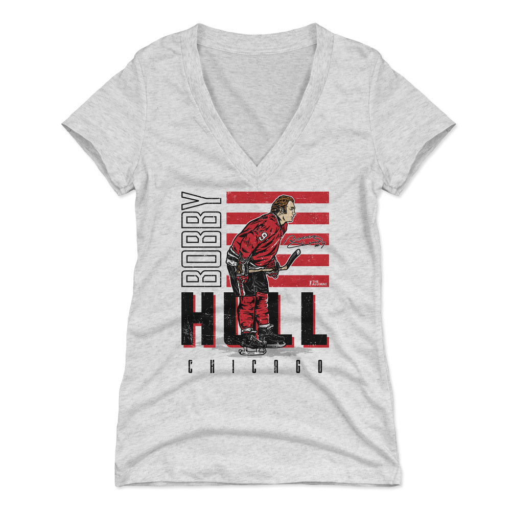 Bobby Hull Women's V-Neck T-Shirt | 500 LEVEL