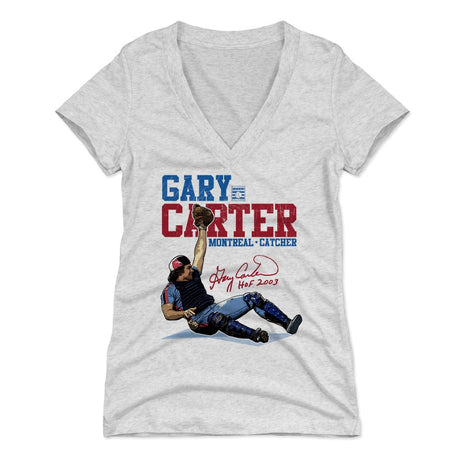 Gary Carter Women's V-Neck T-Shirt | 500 LEVEL