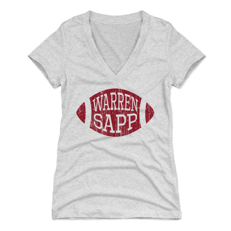 Warren Sapp Women's V-Neck T-Shirt | 500 LEVEL