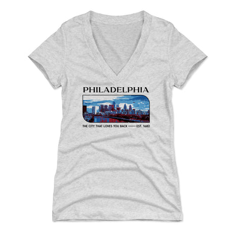 Philadelphia Women's V-Neck T-Shirt | 500 LEVEL