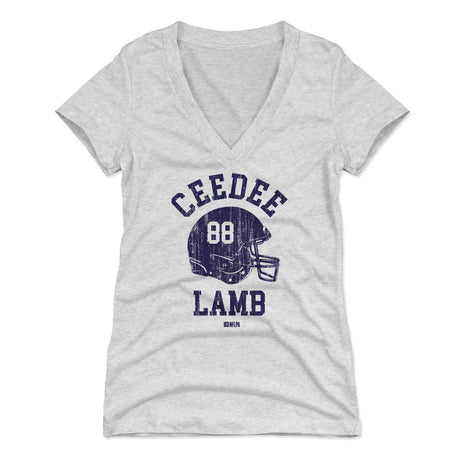 CeeDee Lamb Women's V-Neck T-Shirt | 500 LEVEL