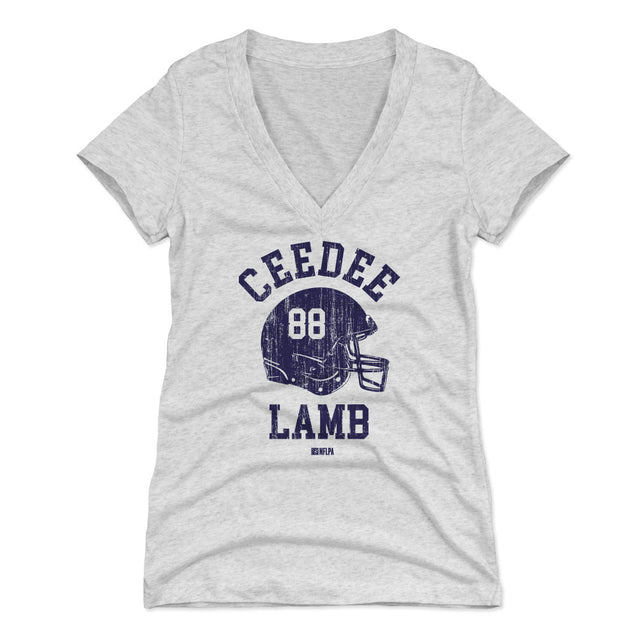 CeeDee Lamb Women's V-Neck T-Shirt | 500 LEVEL