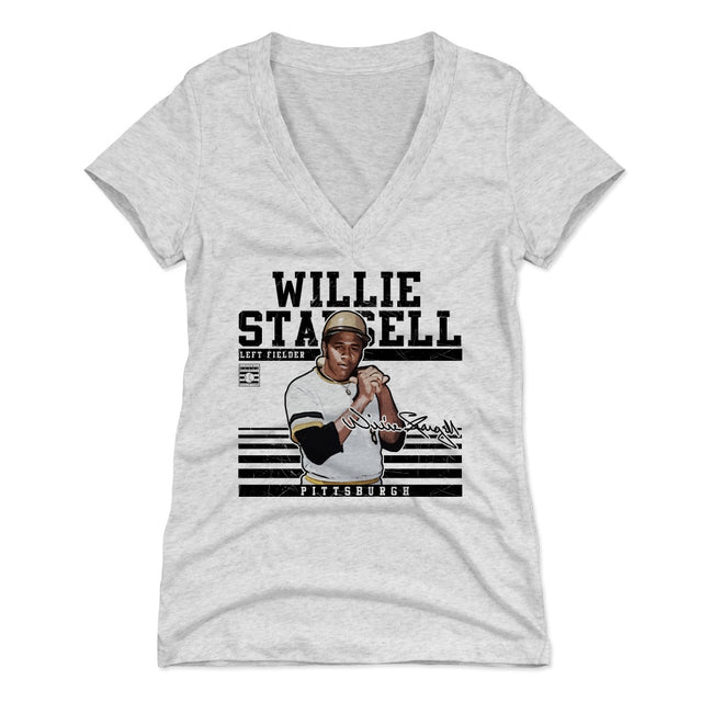 Willie Stargell Women's V-Neck T-Shirt | 500 LEVEL