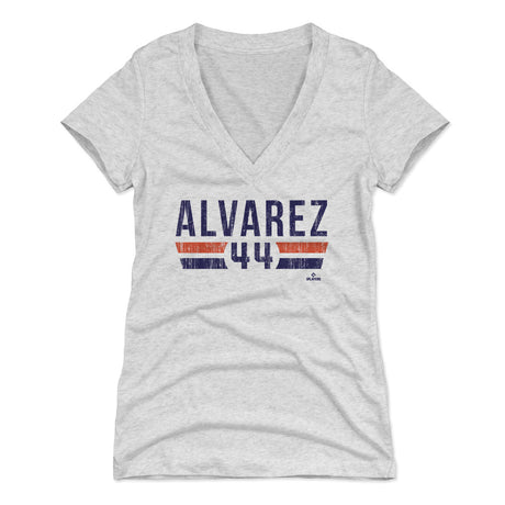 Yordan Alvarez Women's V-Neck T-Shirt | 500 LEVEL