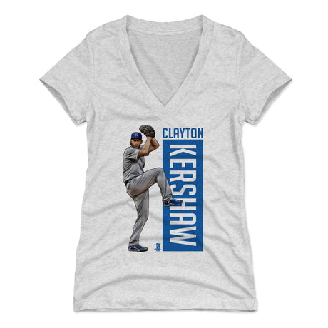 Clayton Kershaw Women's V-Neck T-Shirt | 500 LEVEL