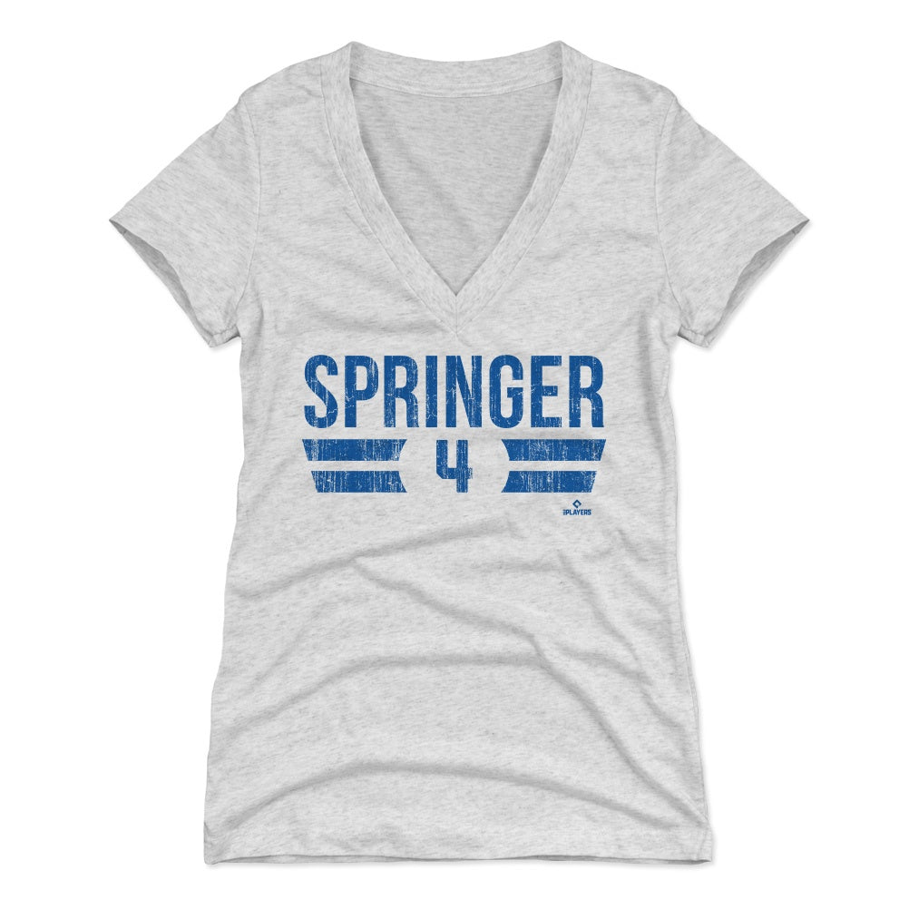 George Springer Women's V-Neck T-Shirt | 500 LEVEL