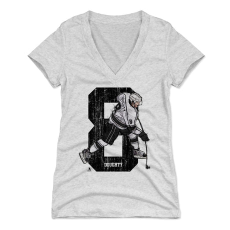 Drew Doughty Women's V-Neck T-Shirt | 500 LEVEL