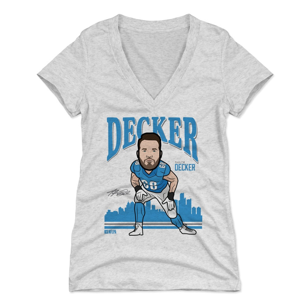 Taylor Decker Women&#39;s V-Neck T-Shirt | 500 LEVEL