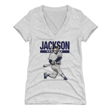 Reggie Jackson Women's V-Neck T-Shirt | 500 LEVEL