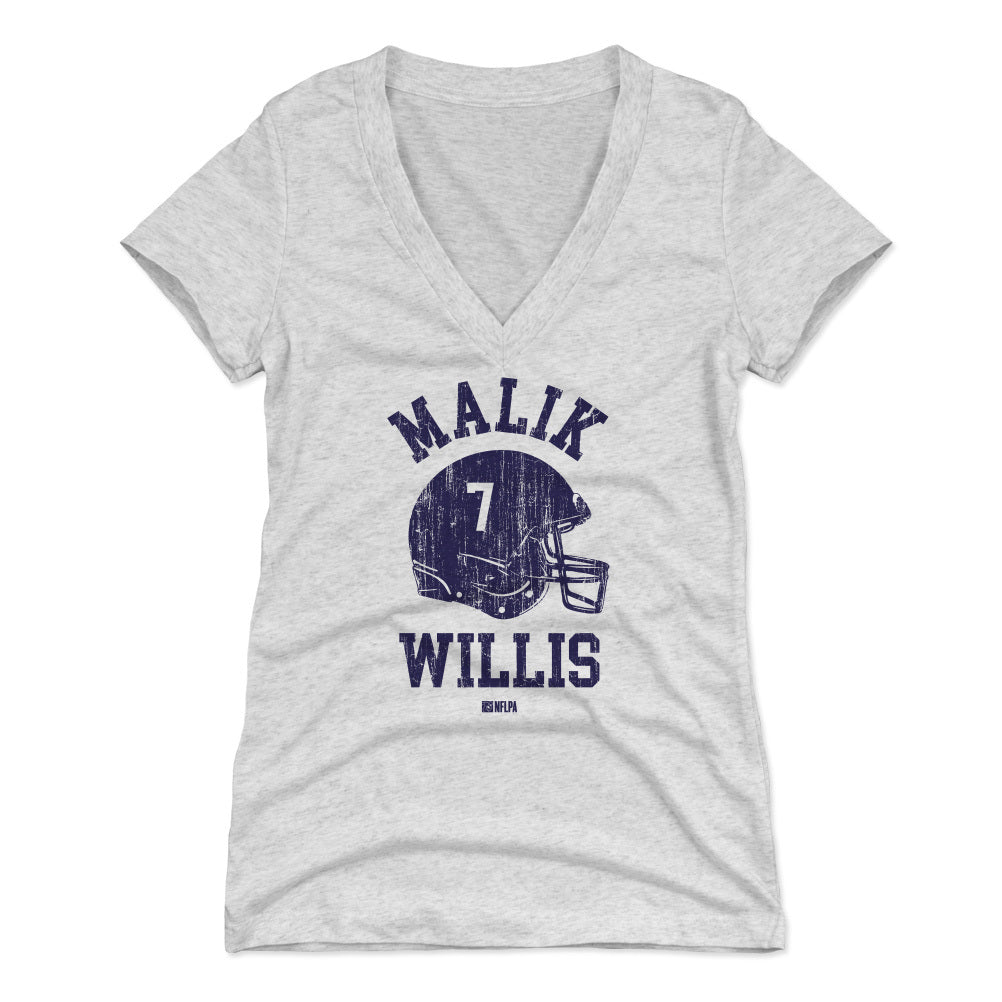 Malik Willis Women&#39;s V-Neck T-Shirt | 500 LEVEL