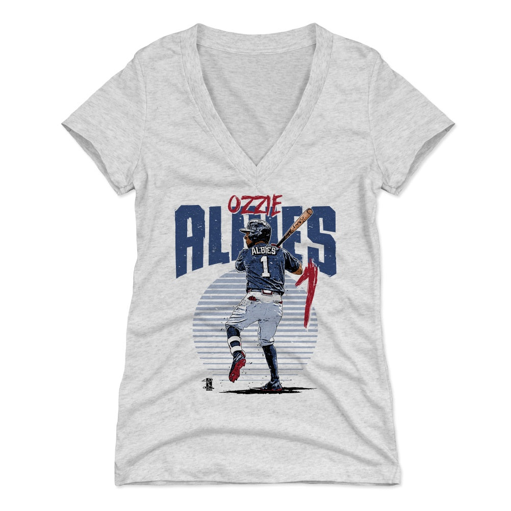 Ozzie Albies Women's V-Neck T-Shirt | 500 LEVEL