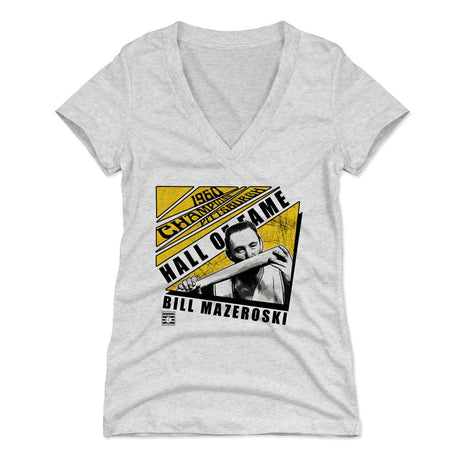 Bill Mazeroski Women's V-Neck T-Shirt | 500 LEVEL