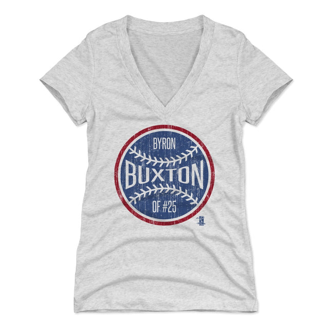Byron Buxton Women's V-Neck T-Shirt | 500 LEVEL