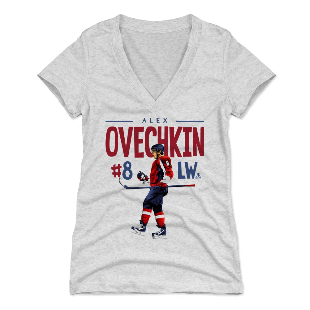 Alex Ovechkin Women's V-Neck T-Shirt | 500 LEVEL