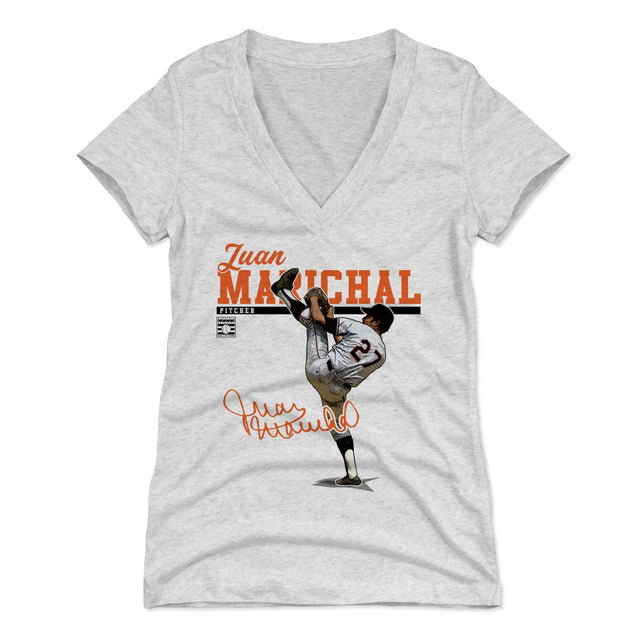 Juan Marichal Women's V-Neck T-Shirt | 500 LEVEL