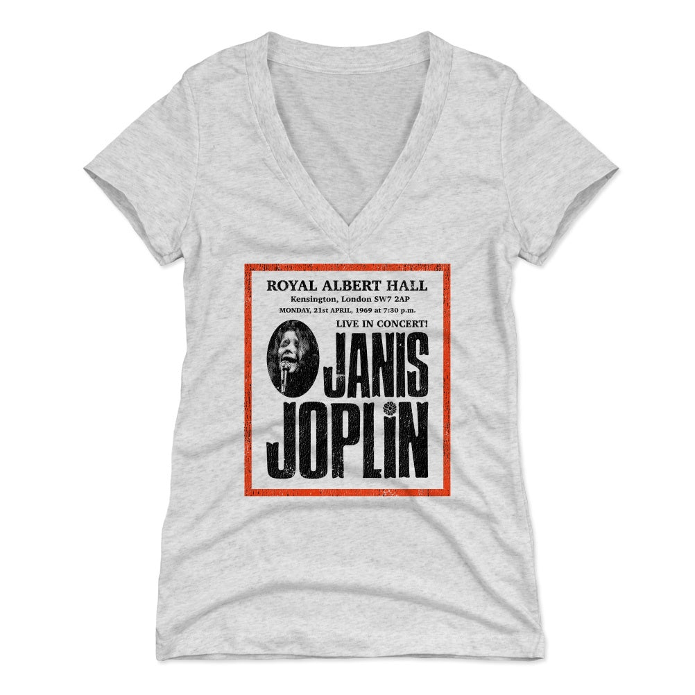 Janis Joplin Women's V-Neck T-Shirt | 500 LEVEL