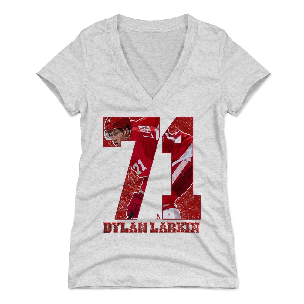 Dylan Larkin Women's V-Neck T-Shirt | 500 LEVEL