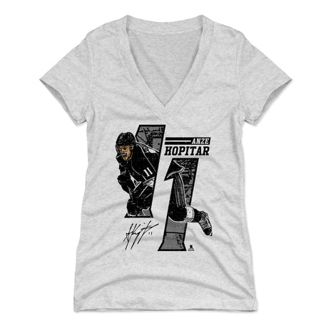 Anze Kopitar Women's V-Neck T-Shirt | 500 LEVEL