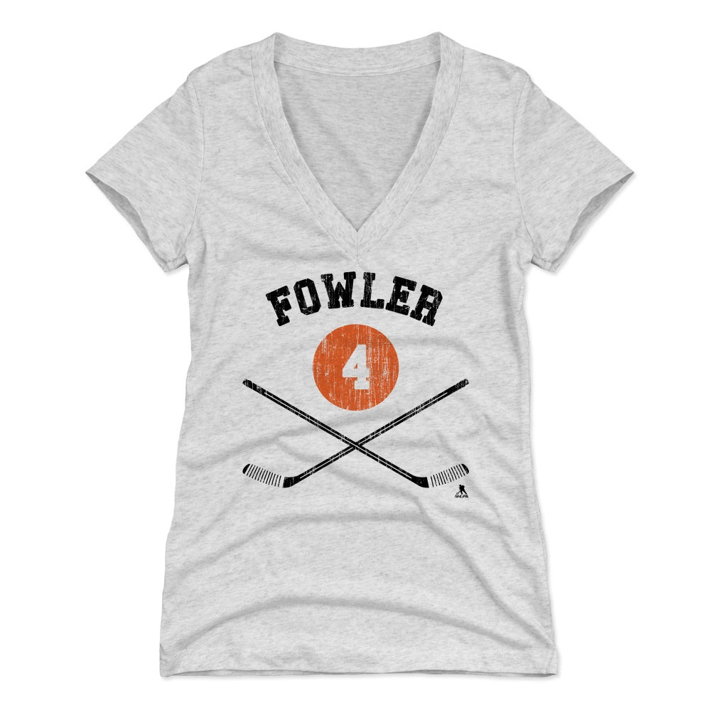 Cam Fowler Women&#39;s V-Neck T-Shirt | 500 LEVEL