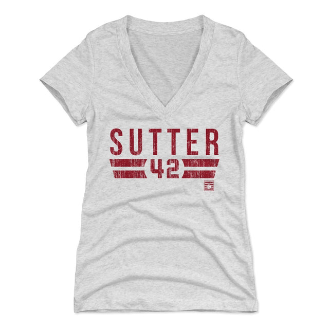Bruce Sutter Women's V-Neck T-Shirt | 500 LEVEL
