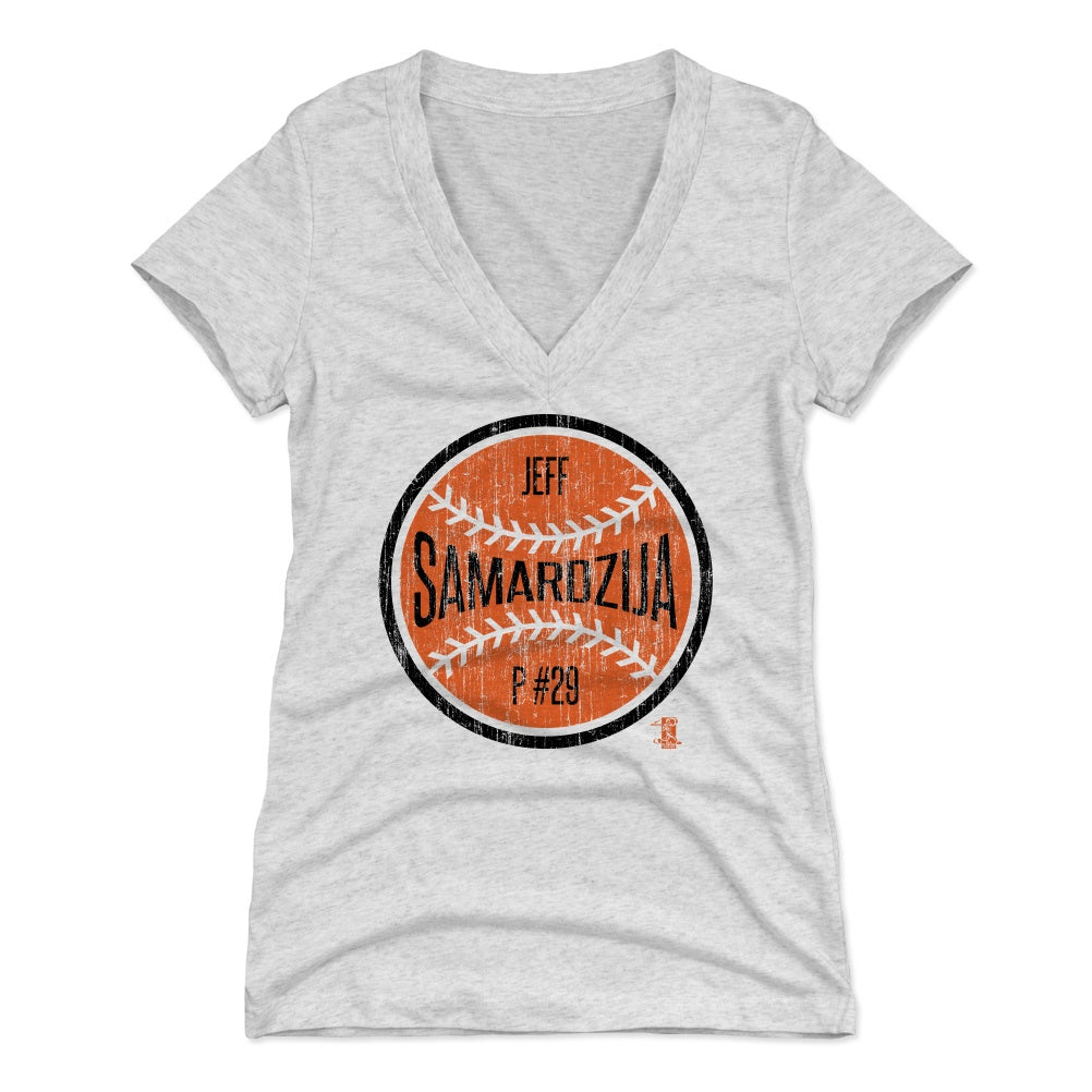 Jeff Samardzija Women&#39;s V-Neck T-Shirt | 500 LEVEL