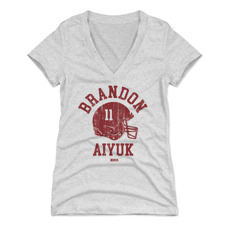 Brandon Aiyuk Women's V-Neck T-Shirt | 500 LEVEL
