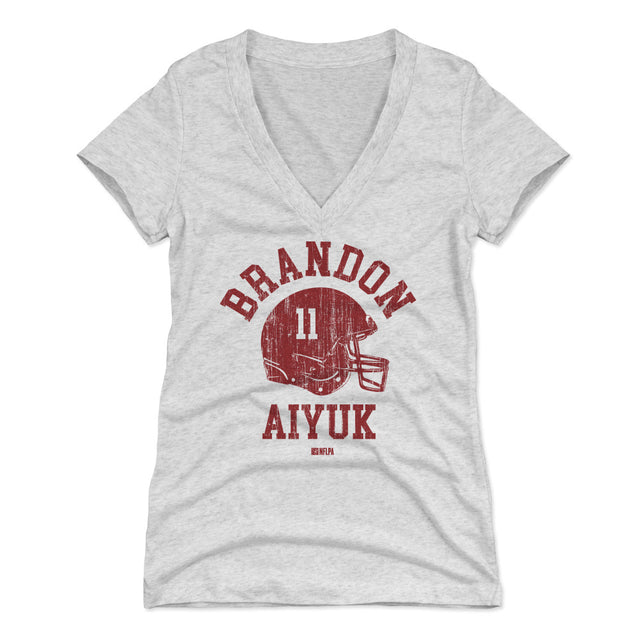 Brandon Aiyuk Women's V-Neck T-Shirt | 500 LEVEL