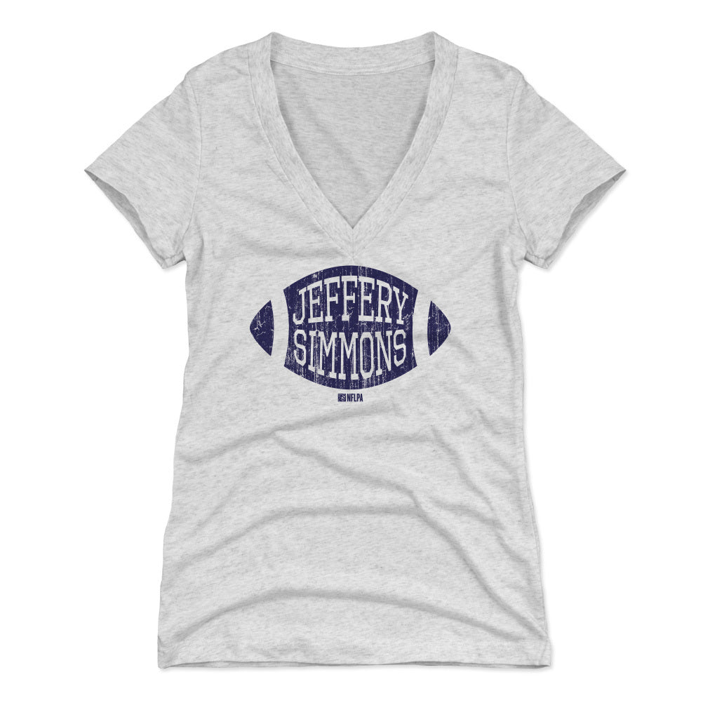 Jeffery Simmons Women's V-Neck T-Shirt | 500 LEVEL