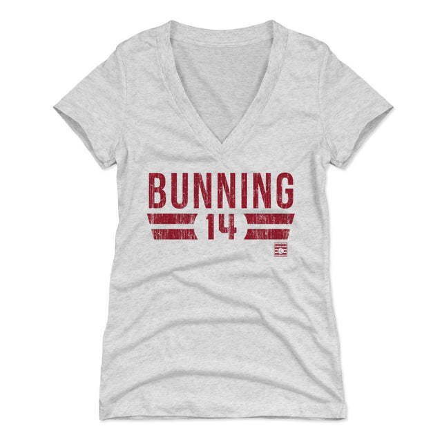 Jim Bunning Women's V-Neck T-Shirt | 500 LEVEL