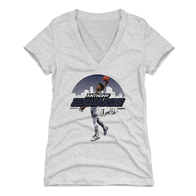 Anthony Edwards Women's V-Neck T-Shirt | 500 LEVEL