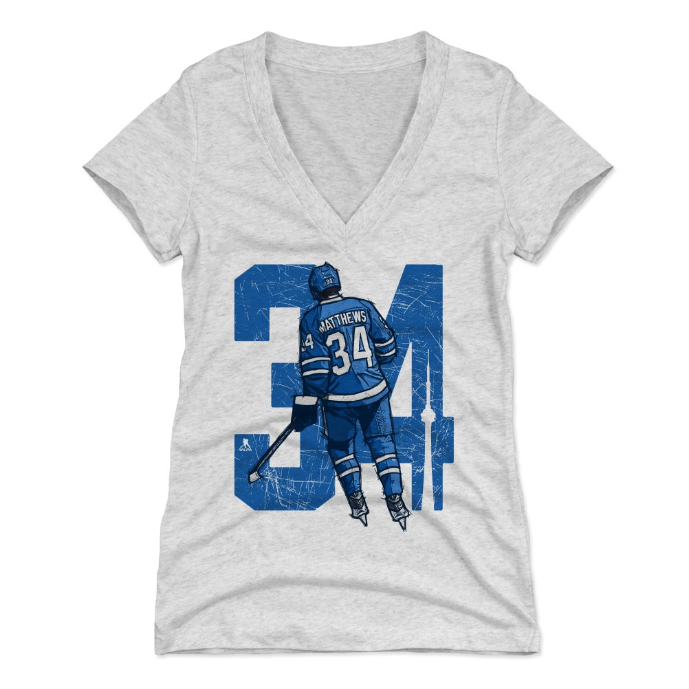 Auston Matthews Women's V-Neck T-Shirt | 500 LEVEL