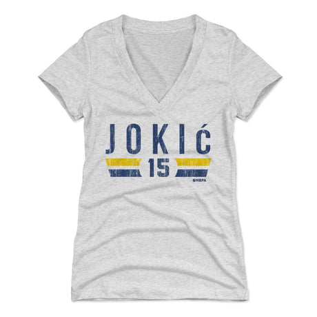Nikola Jokic Women's V-Neck T-Shirt | 500 LEVEL