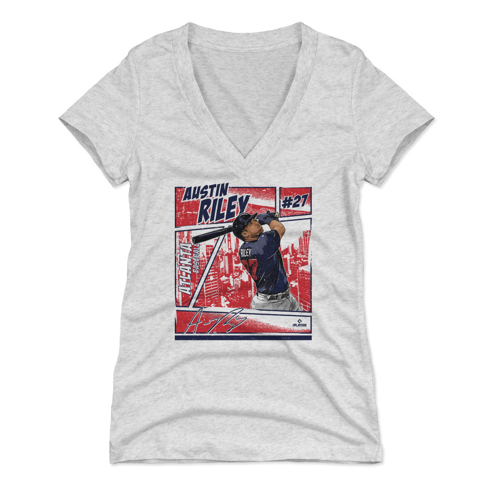 Austin Riley Women&#39;s V-Neck T-Shirt | 500 LEVEL