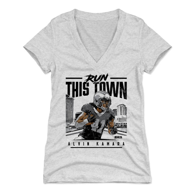 Alvin Kamara Women's V-Neck T-Shirt | 500 LEVEL