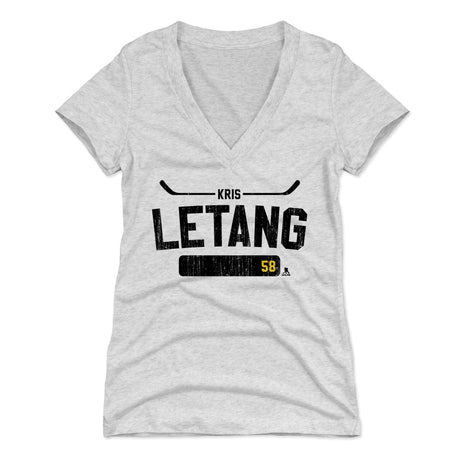 Kris Letang Women's V-Neck T-Shirt | 500 LEVEL
