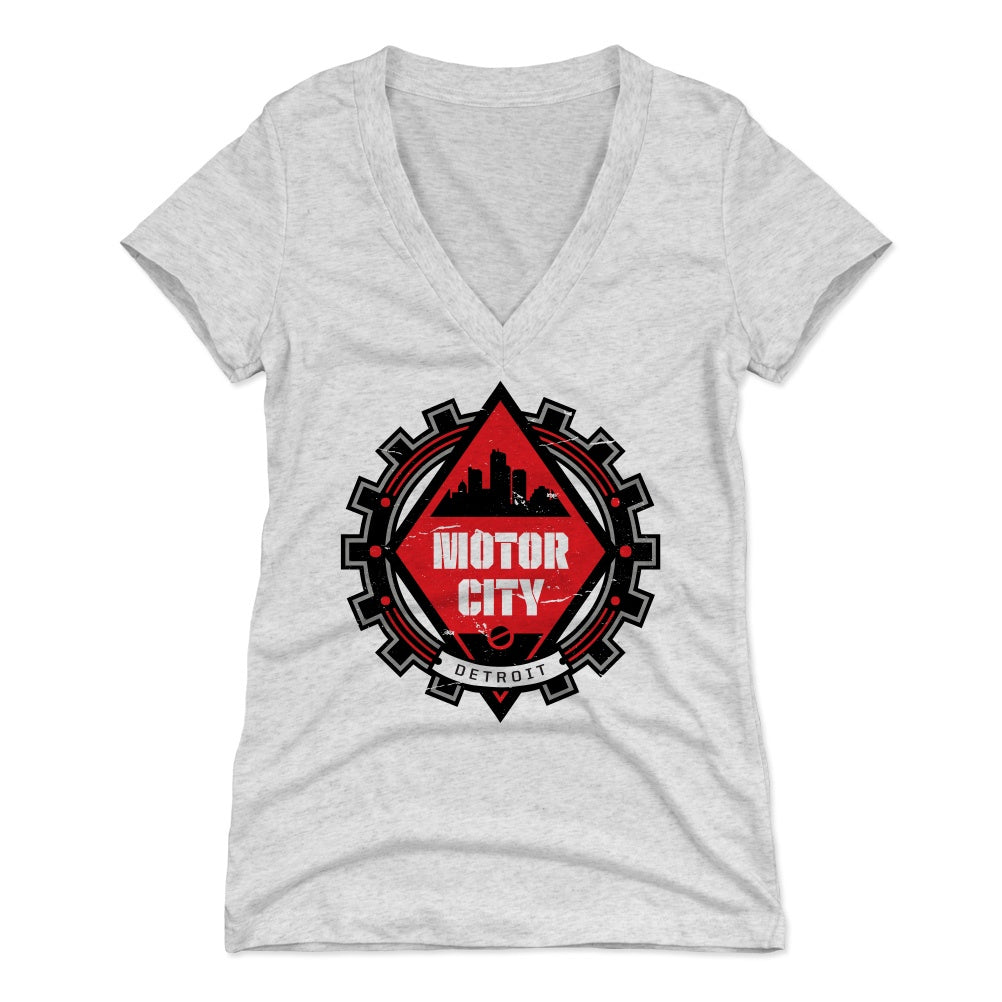 Detroit Women's V-Neck T-Shirt | 500 LEVEL