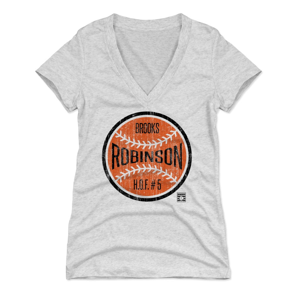 Brooks Robinson Women's V-Neck T-Shirt | 500 LEVEL