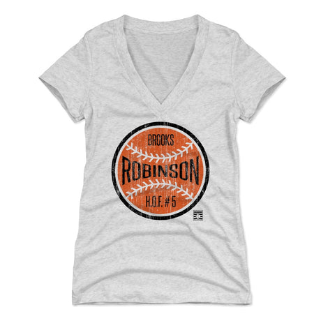 Brooks Robinson Women's V-Neck T-Shirt | 500 LEVEL